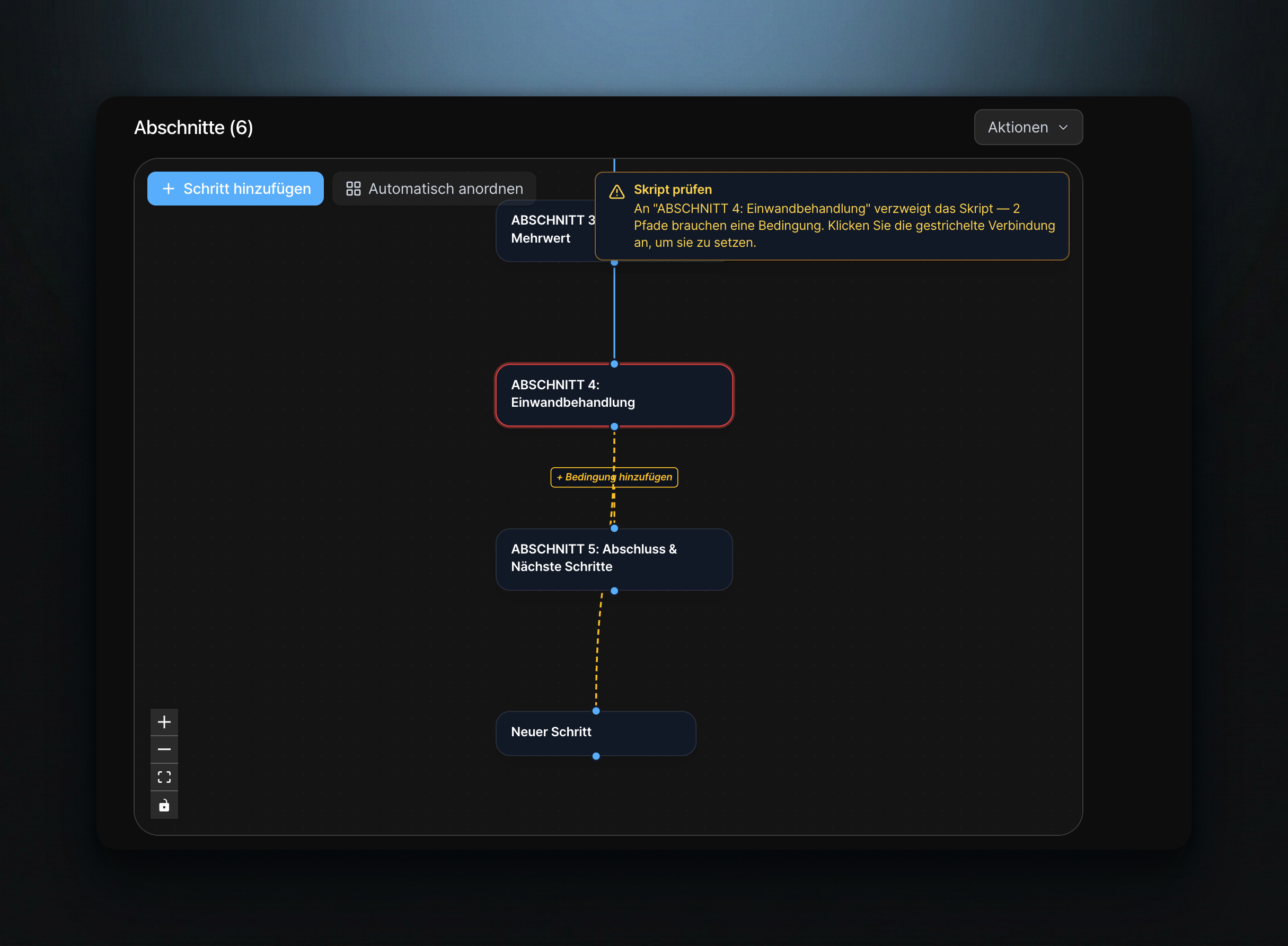 Der Skript-Editor: jetzt flexibler, smarter, aktiver